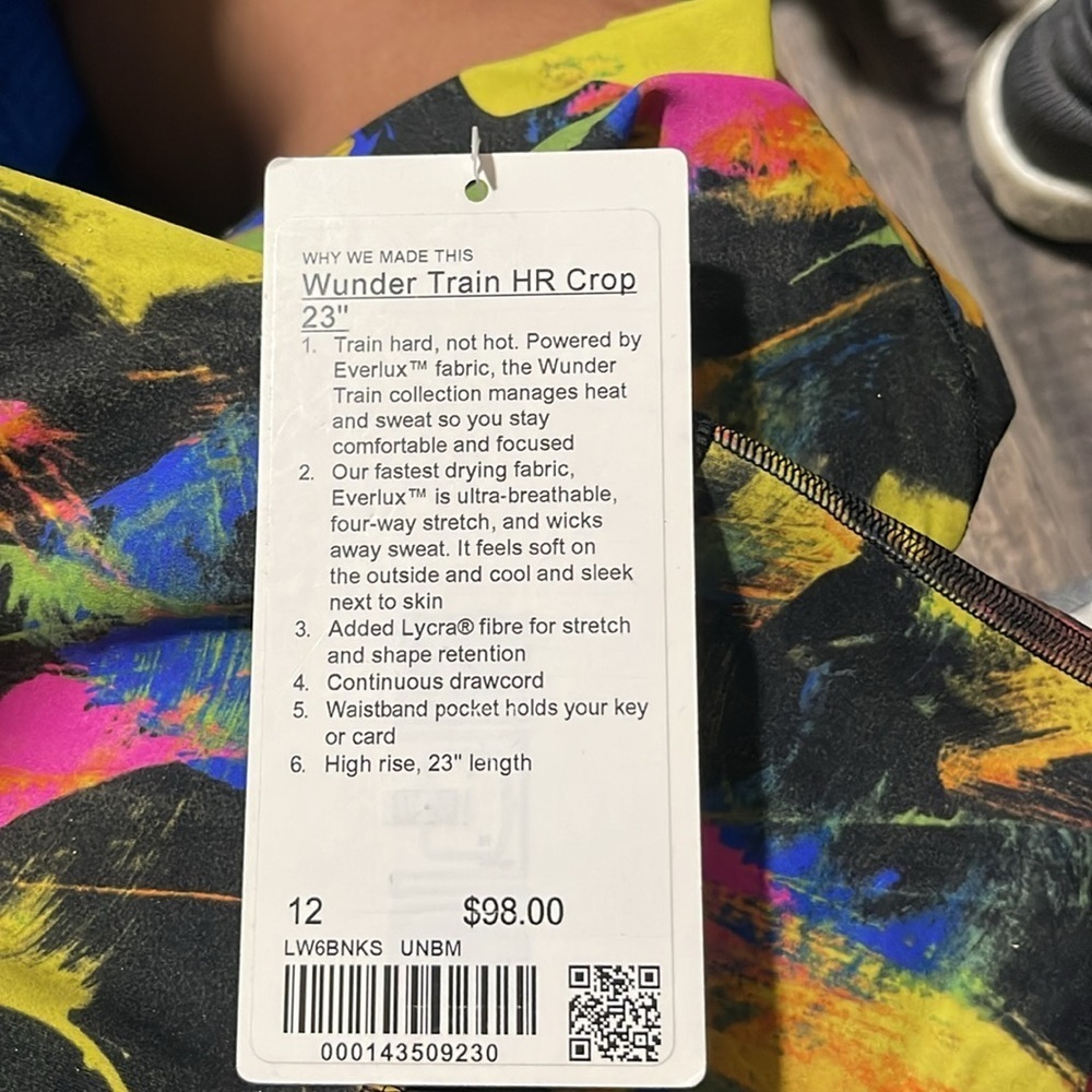 Wunder train HR Tight 25” Sz. 4 - Picture 5 of 5